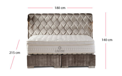 Boxspringbett King Diagonal