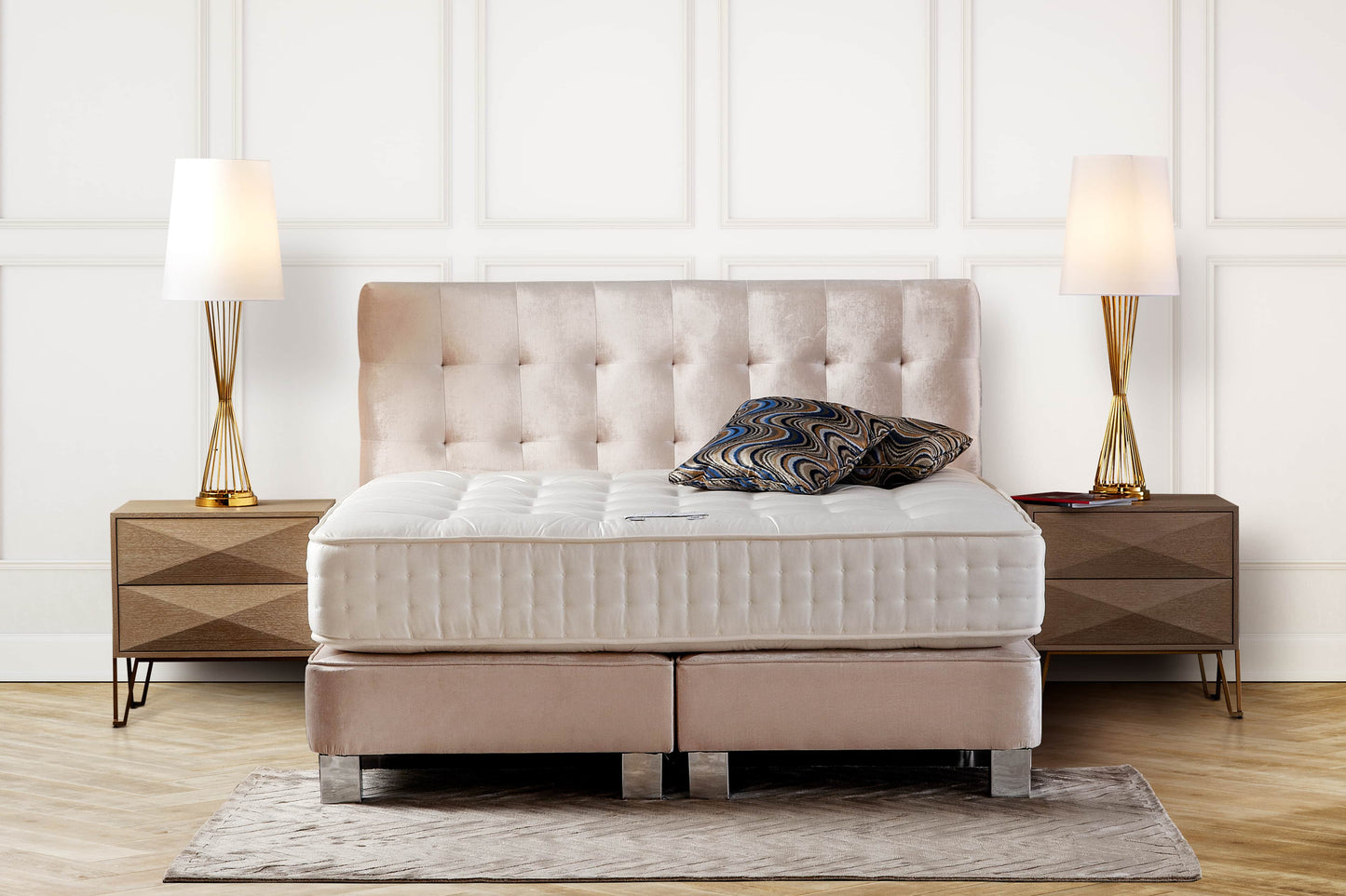 Boxspringbett Button Deluxe 180x200 mit Prince