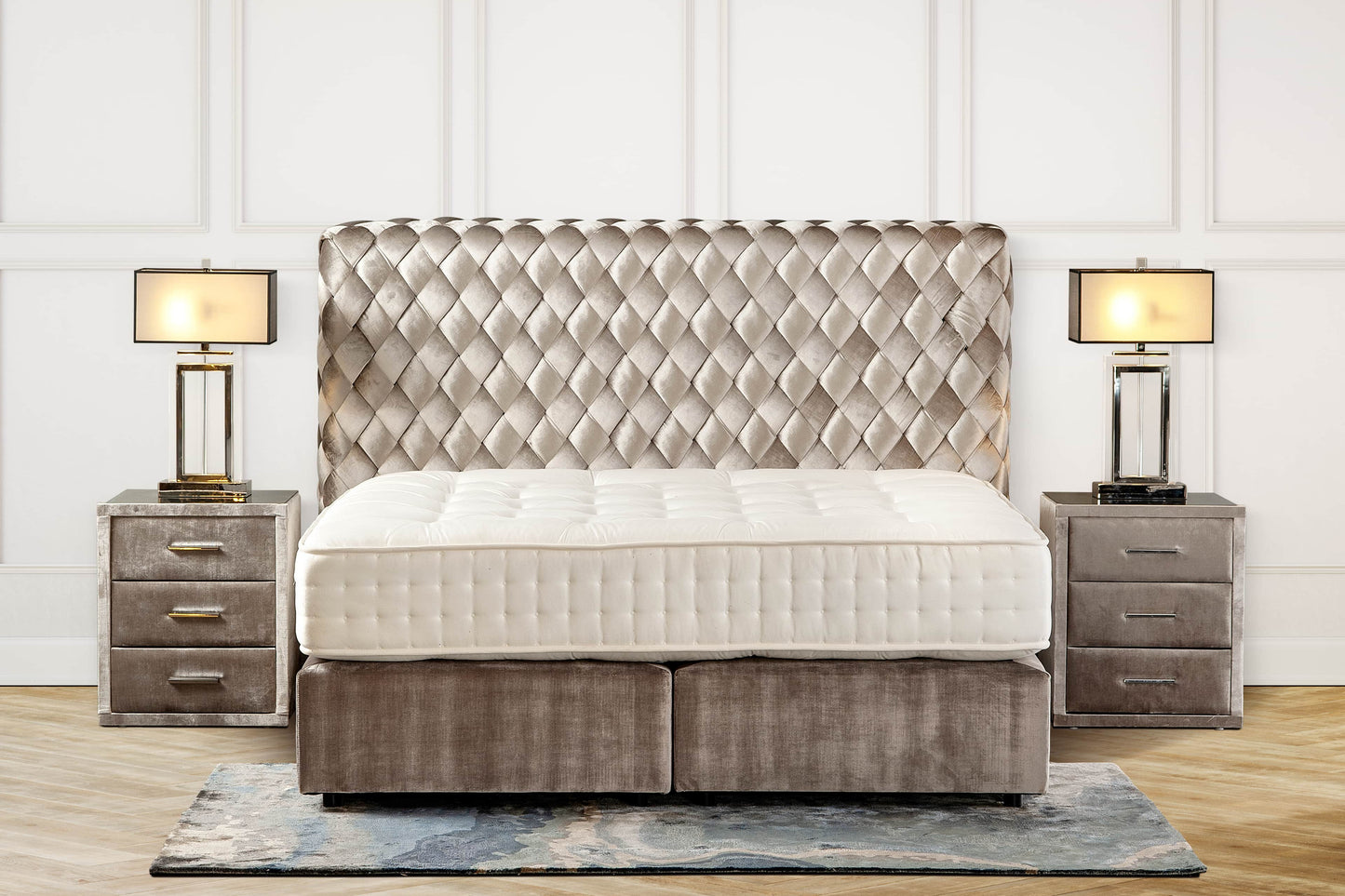 Boxspringbett King Mini Diagonal