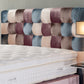 Boxspringbett Button Coloured