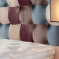 Boxspringbett Button Coloured