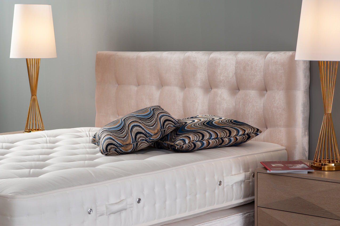 Boxspringbett Button Deluxe 180x200 mit Prince