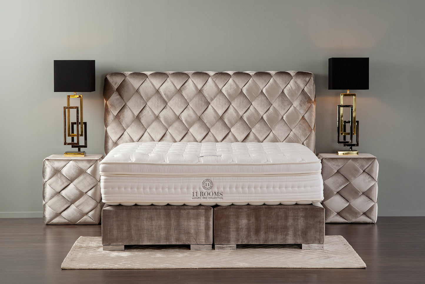 Boxspringbett King Diagonal