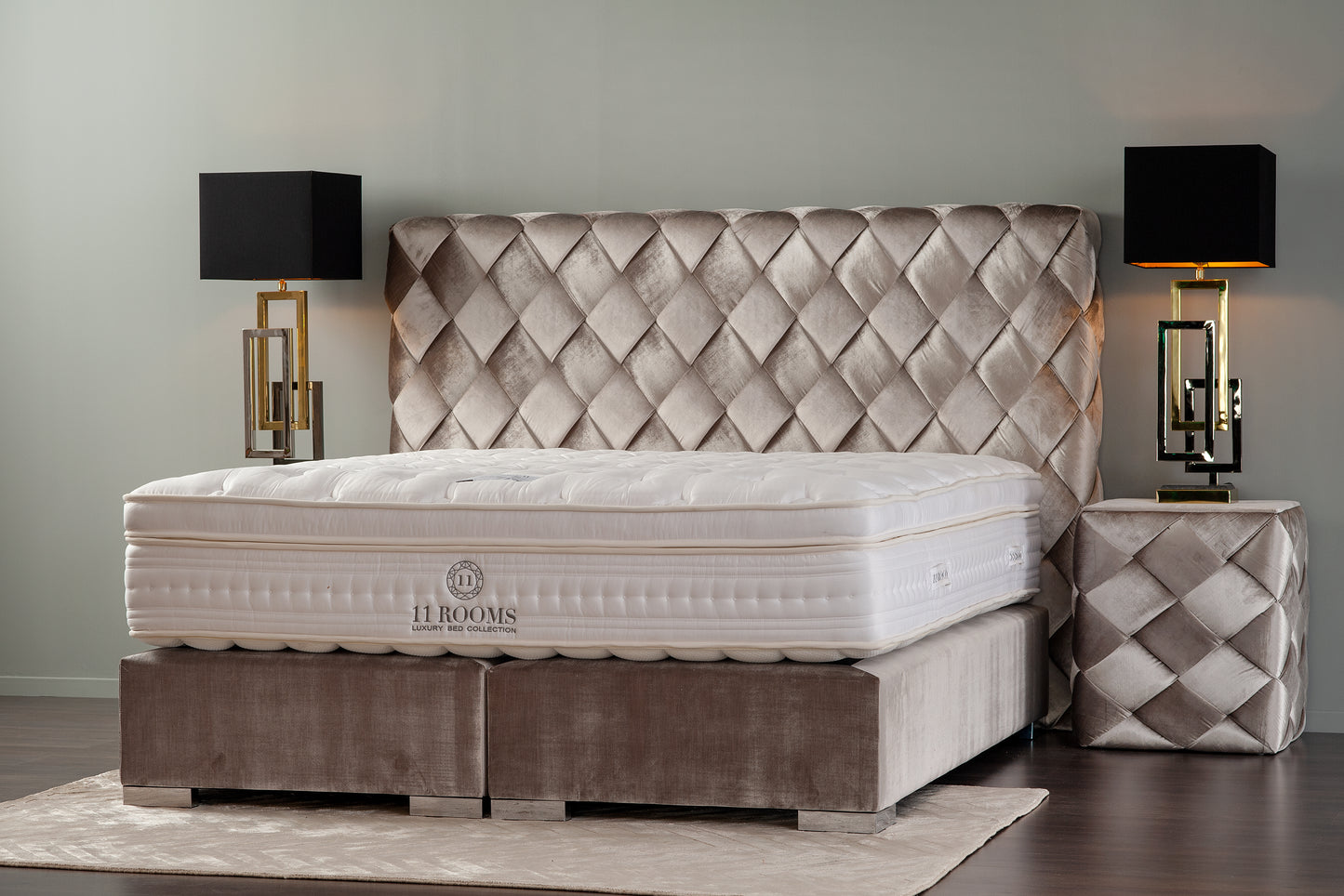 Boxspringbett King Diagonal