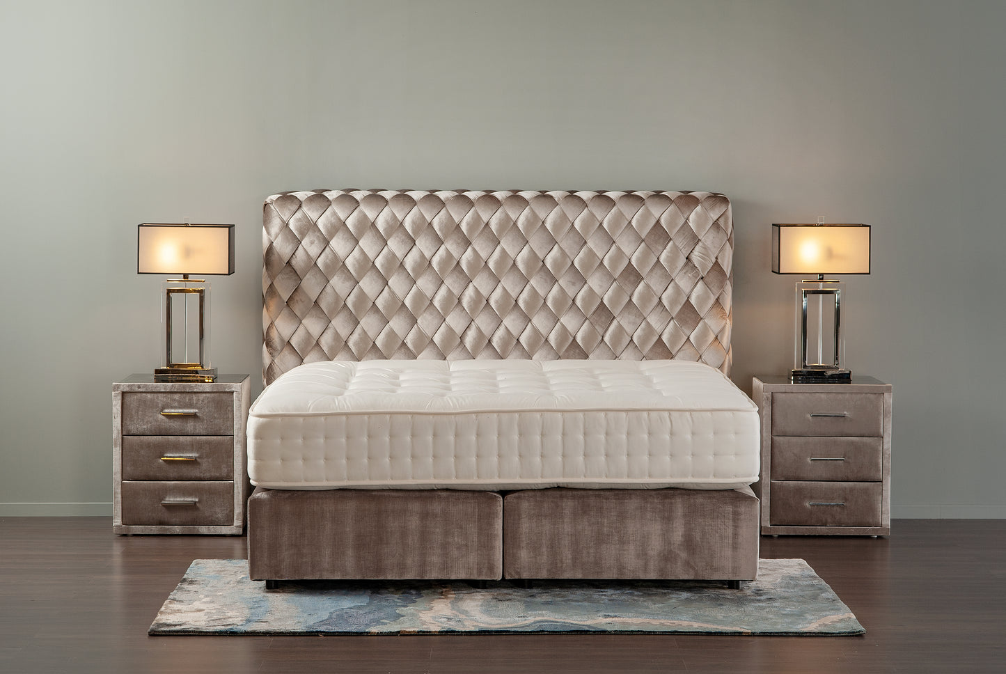 Boxspringbett King Mini Diagonal