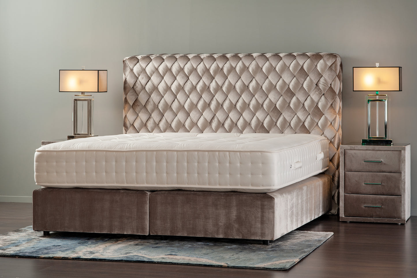Boxspringbett King Mini Diagonal