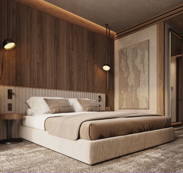 Luxuriöses Hotel Schlafzimmer