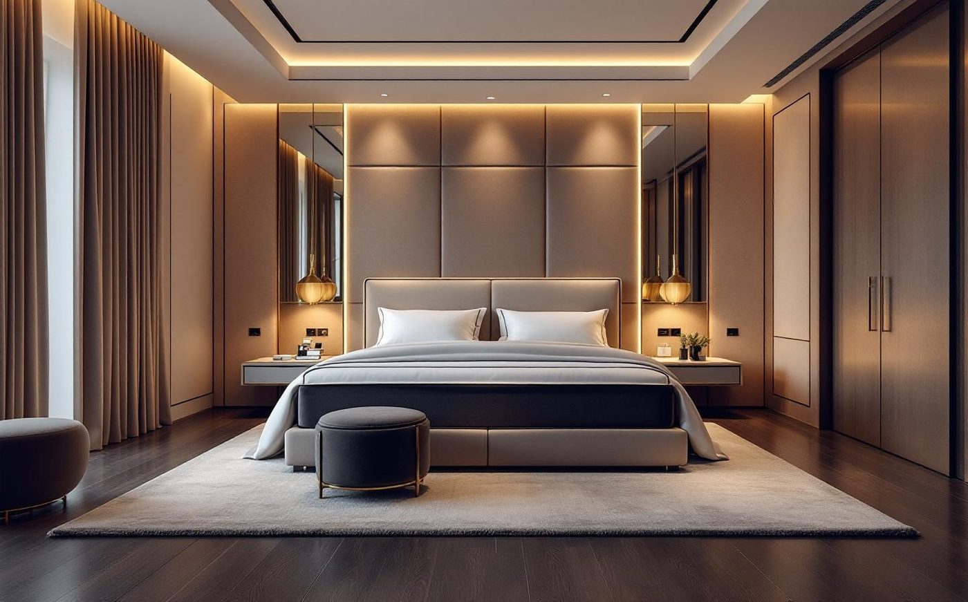 Luxuriöses Hotel Schlafzimmer