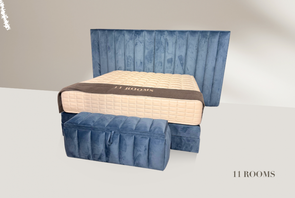 Boxspringbett Stripe 14 mit Bettkasten 180x200