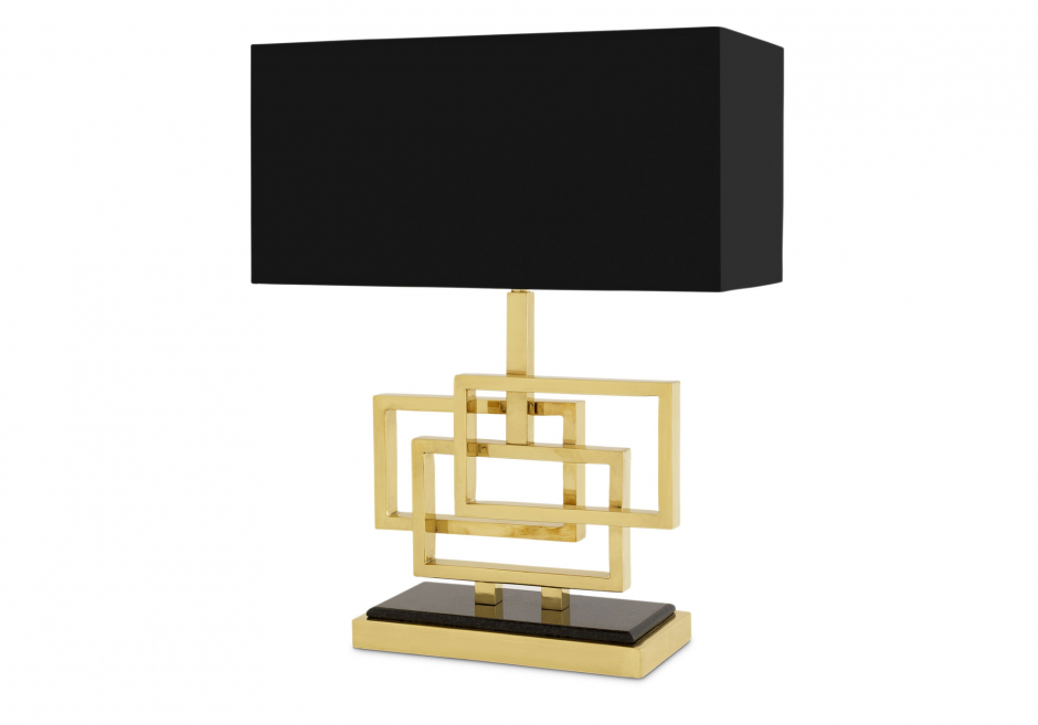 Nachttischlampe Windolf Gold