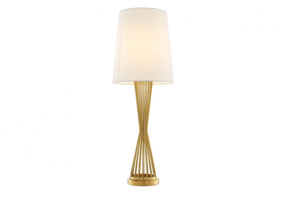 Nachttischlampe Holmes Gold