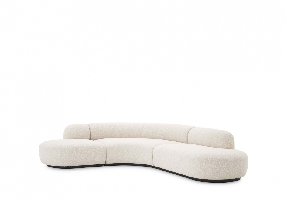 Sofa Björn L Bouclé cream