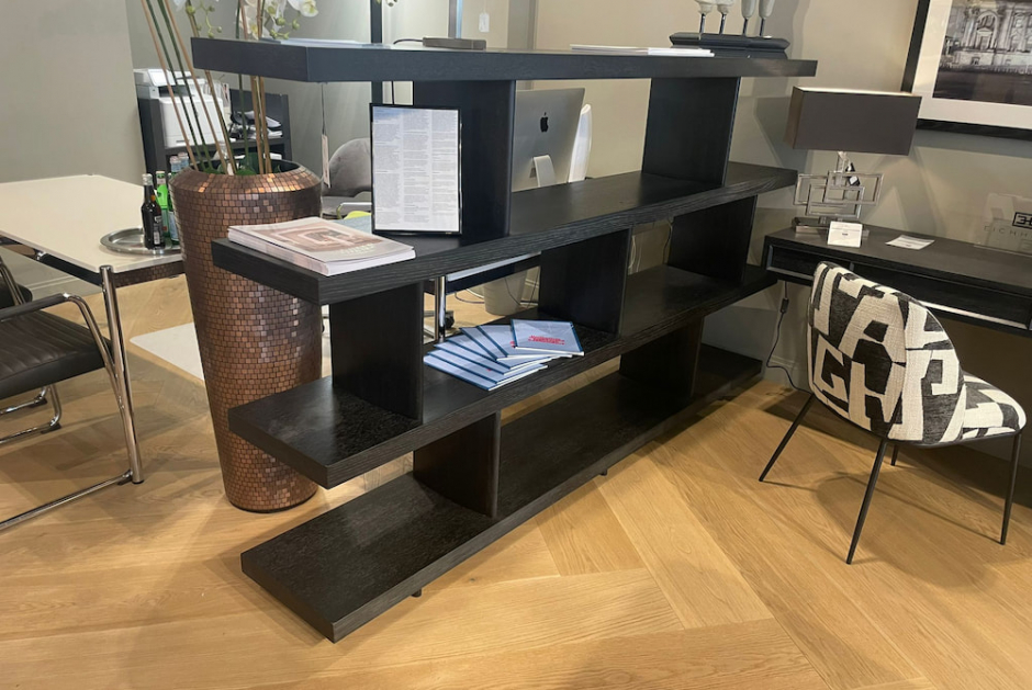 EICHHOLTZ Cabinet Brett Charcoal Oak