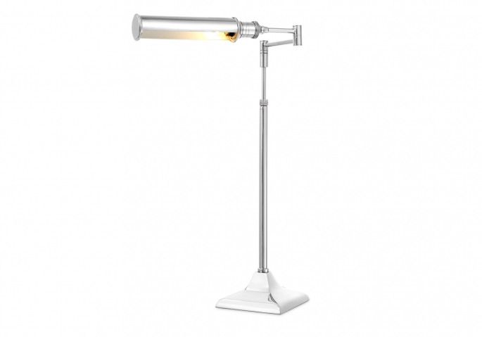 Nachttischlampe Kingston Silber