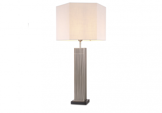 Nachttischlampe Viggo Silber