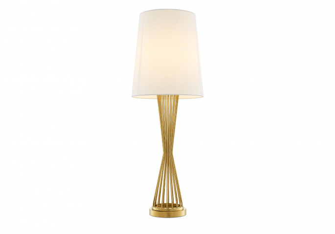 Nachttischlampe Holmes Gold