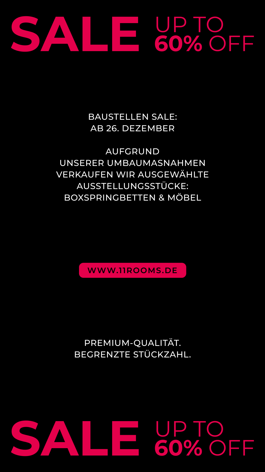 Baustellen Sale Banner